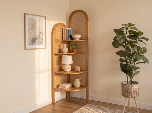 Vira Corner Shelving Unit